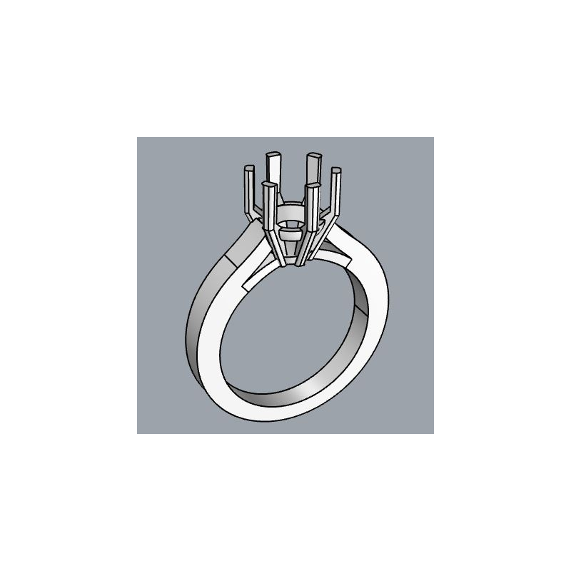 6 griffes plat 58 58/10