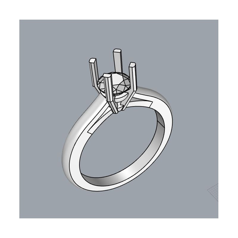 Solitaire 4 griffes 58 - 58/10